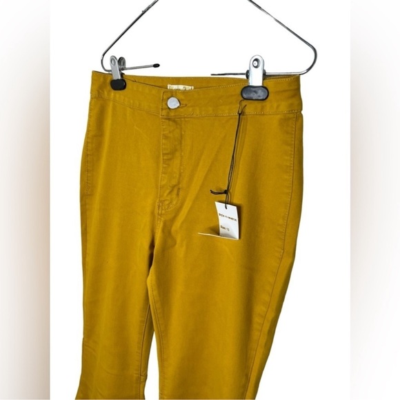 Home Folk Women's Mustard High Rise Flare Jeans - Picture 5 of 13